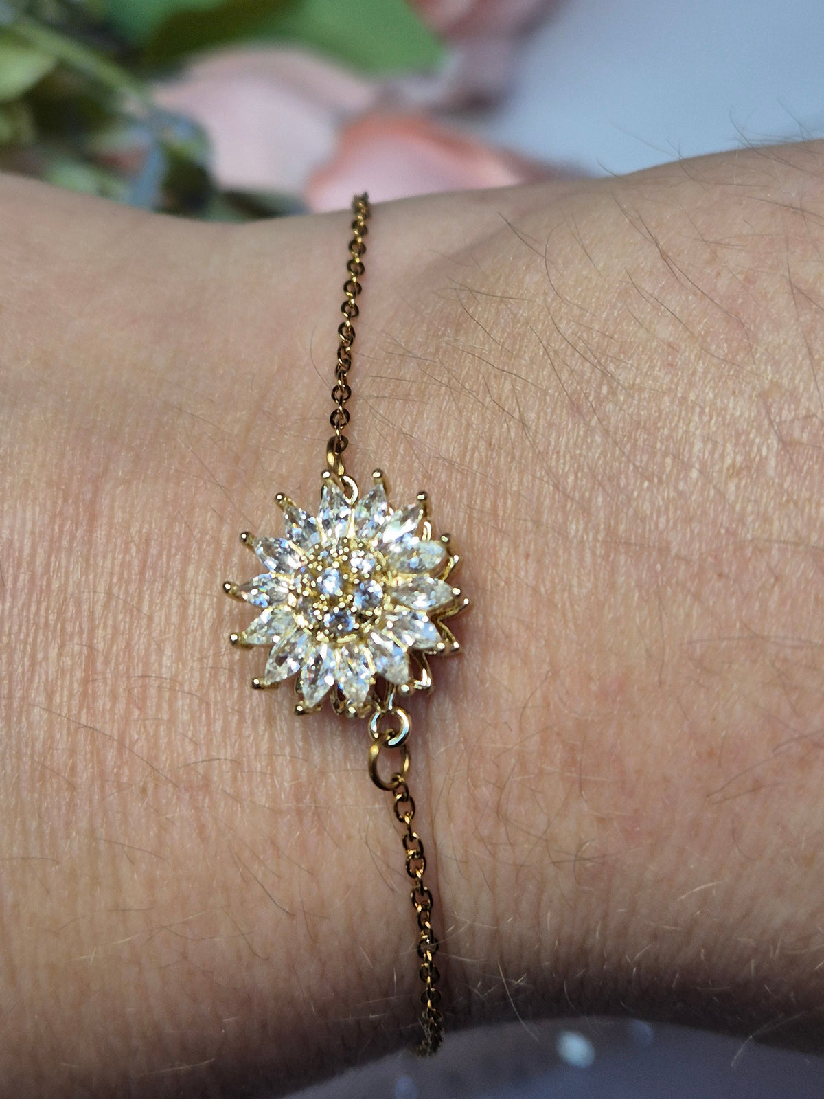 Armkette Sonnenblume