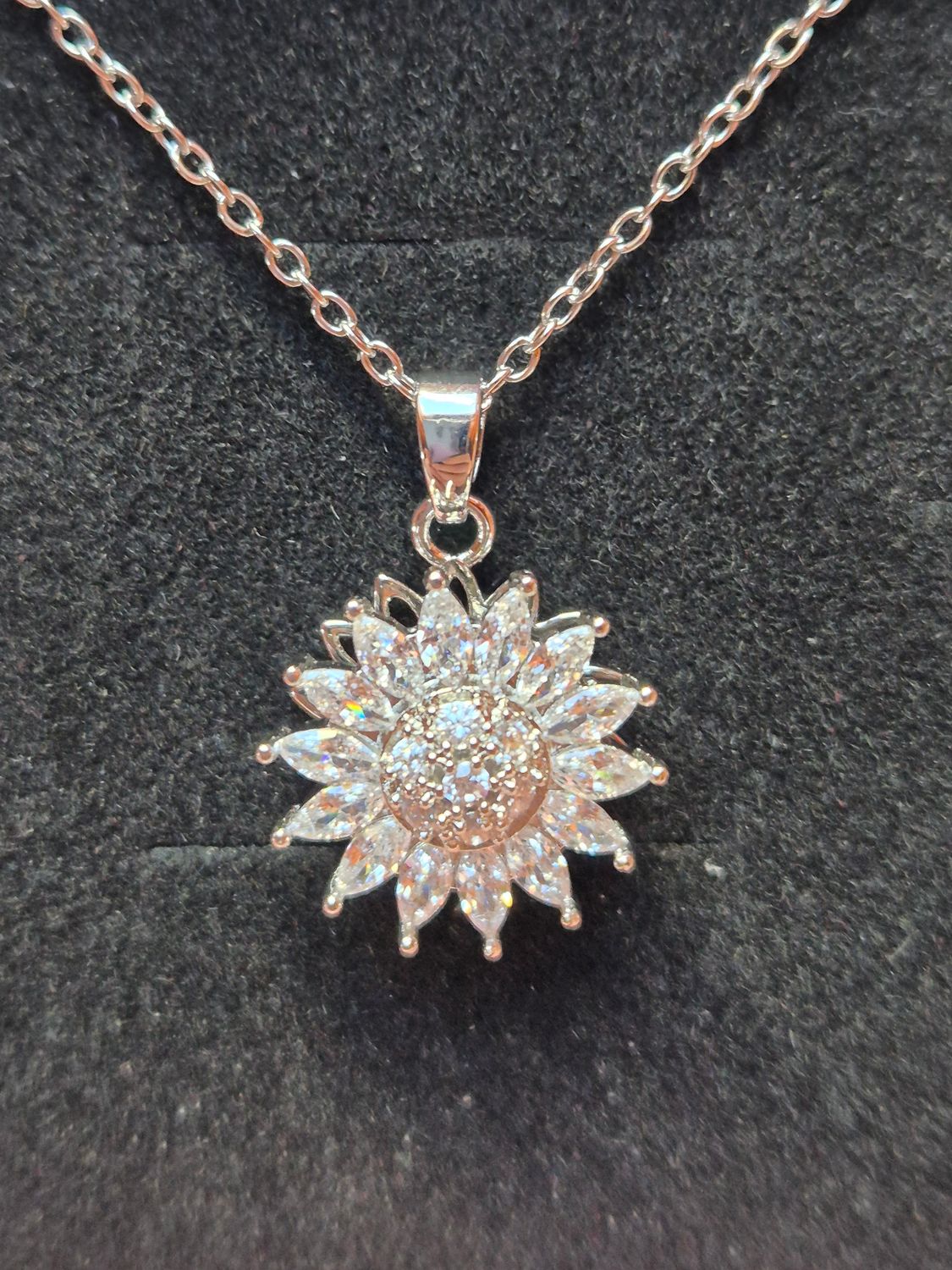 Halskette Sonnenblume