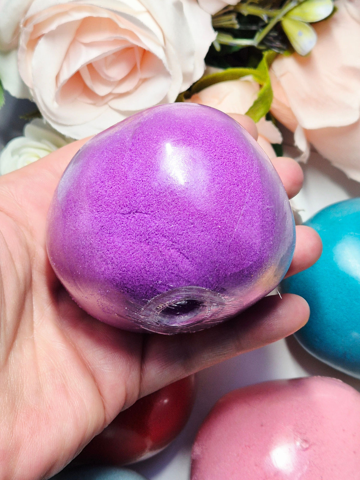 Stressball mit kinetischem Sand
