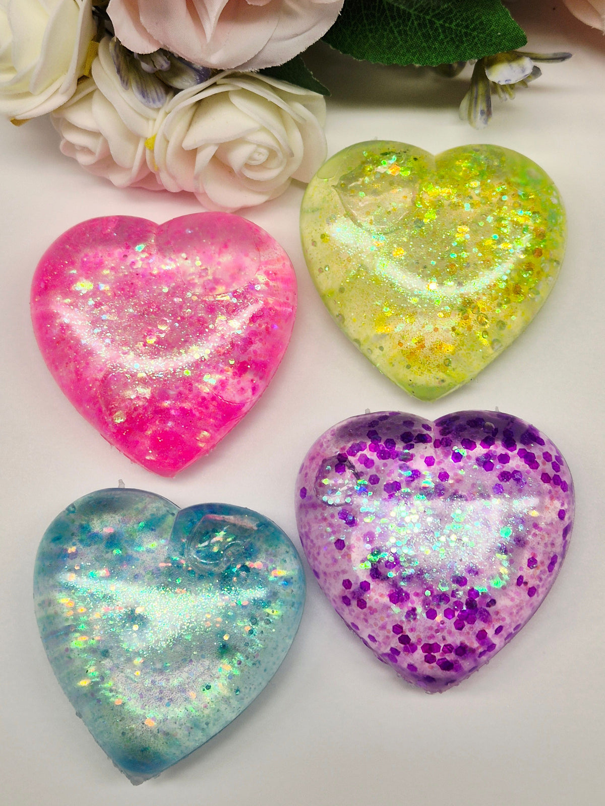 Herz Stressbälle Sugarglitter