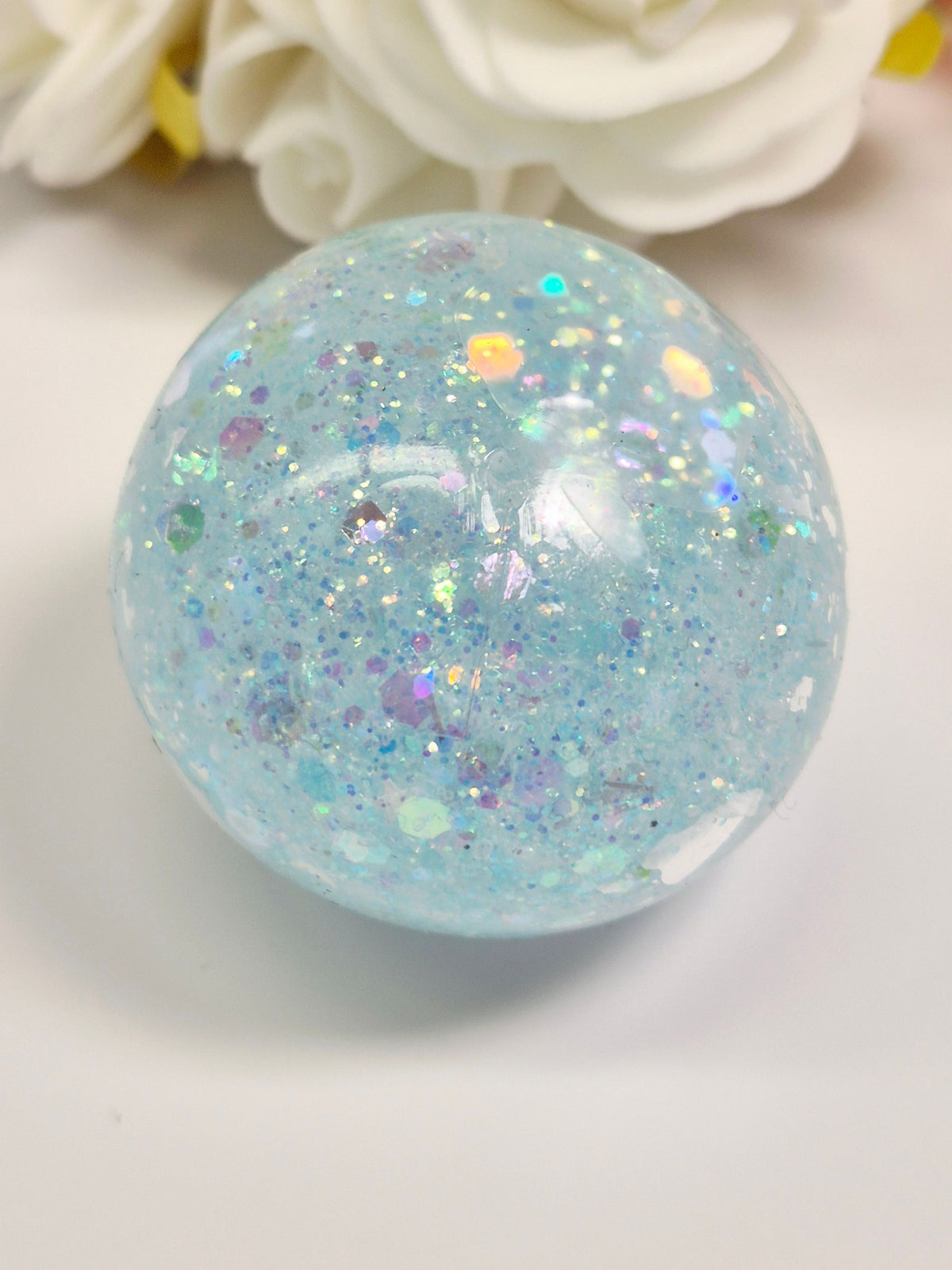 Stressball klein Jelly-Glitter