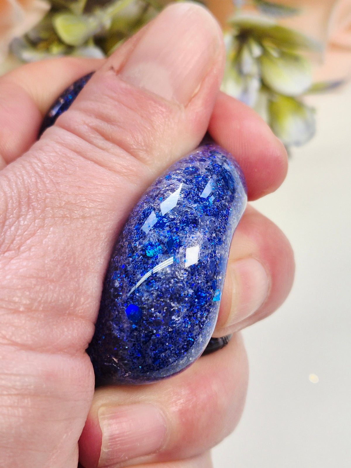 Stressball klein Jelly-Glitter