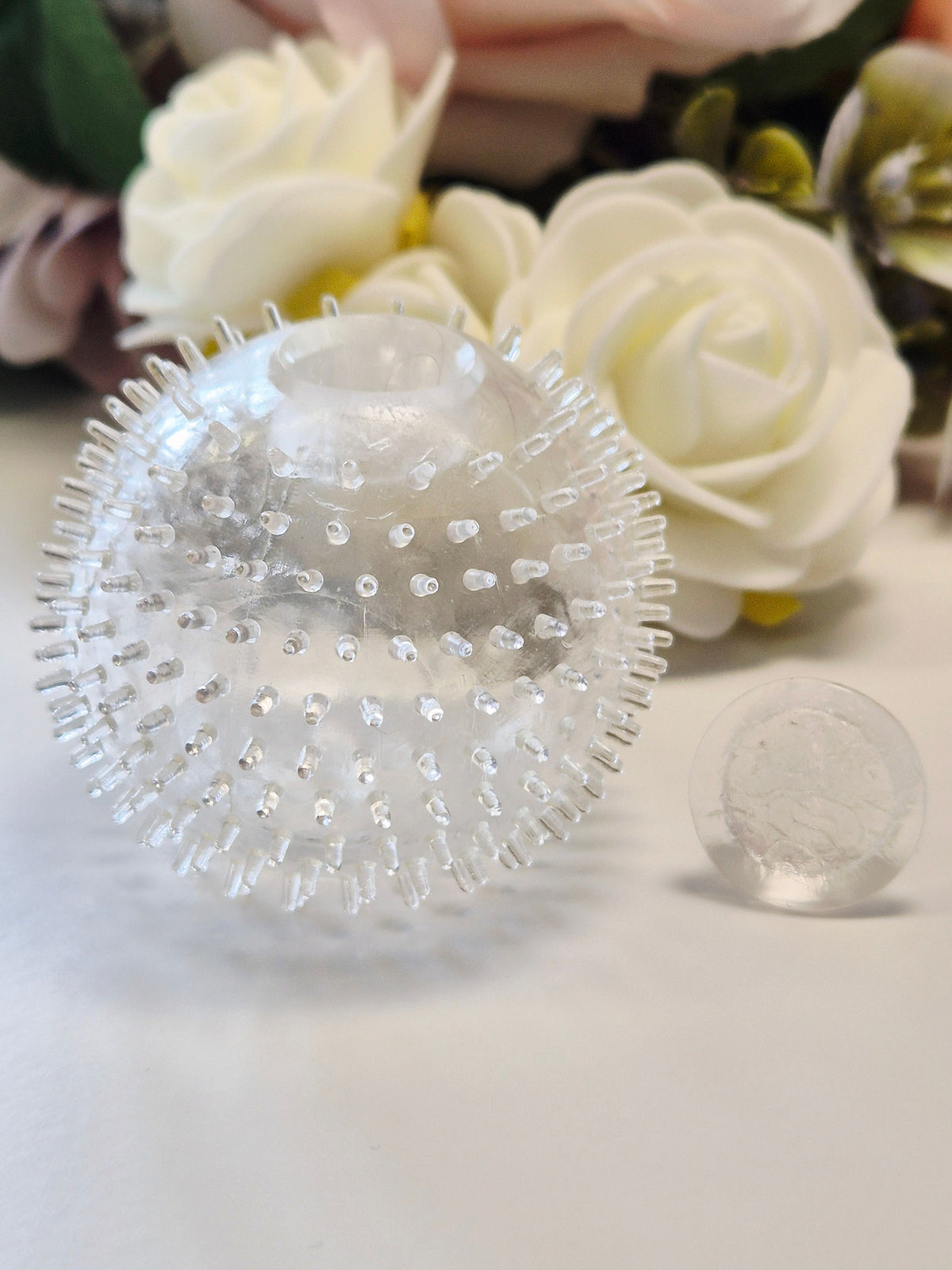 Igel Stressball-Hülle klar 4,5 cm