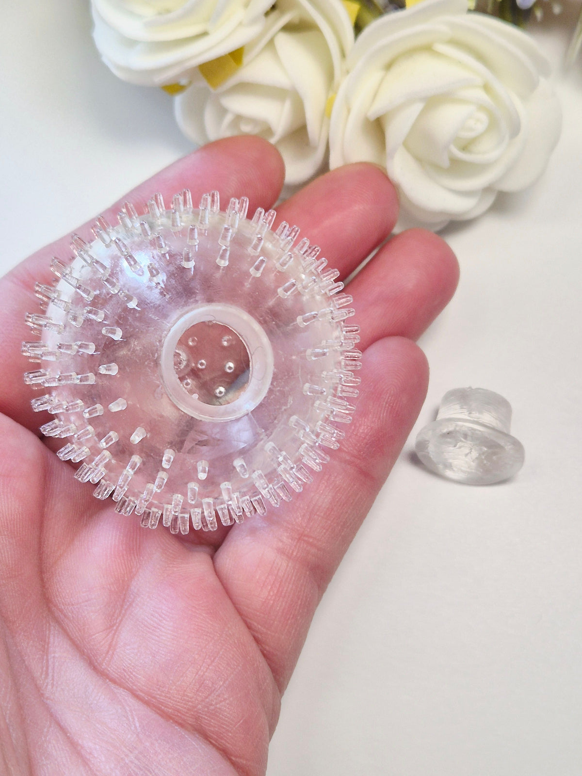 Igel Stressball-Hülle klar 4,5 cm
