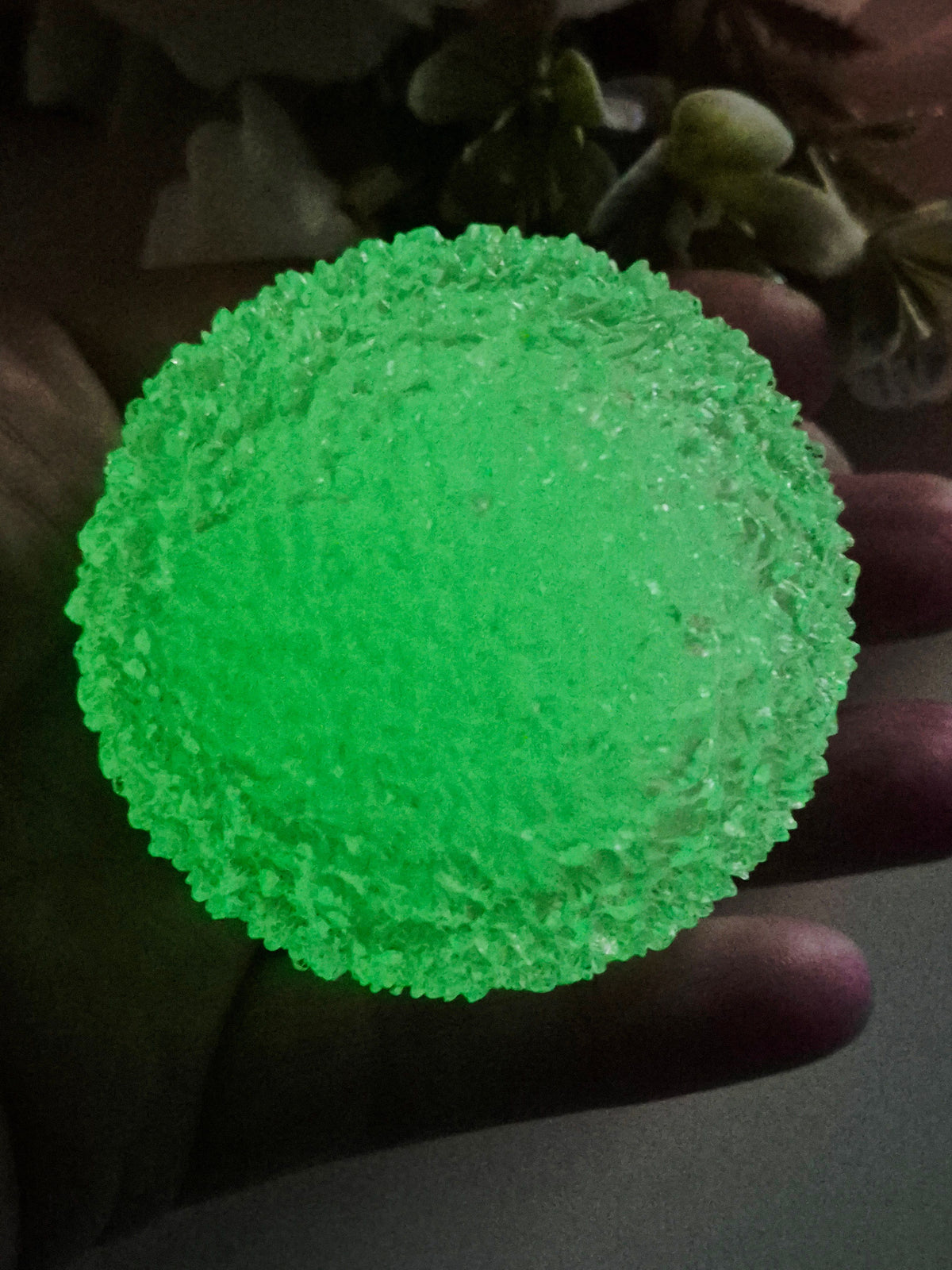 Stressball strukturiert Jelly-Nachtleuchtend