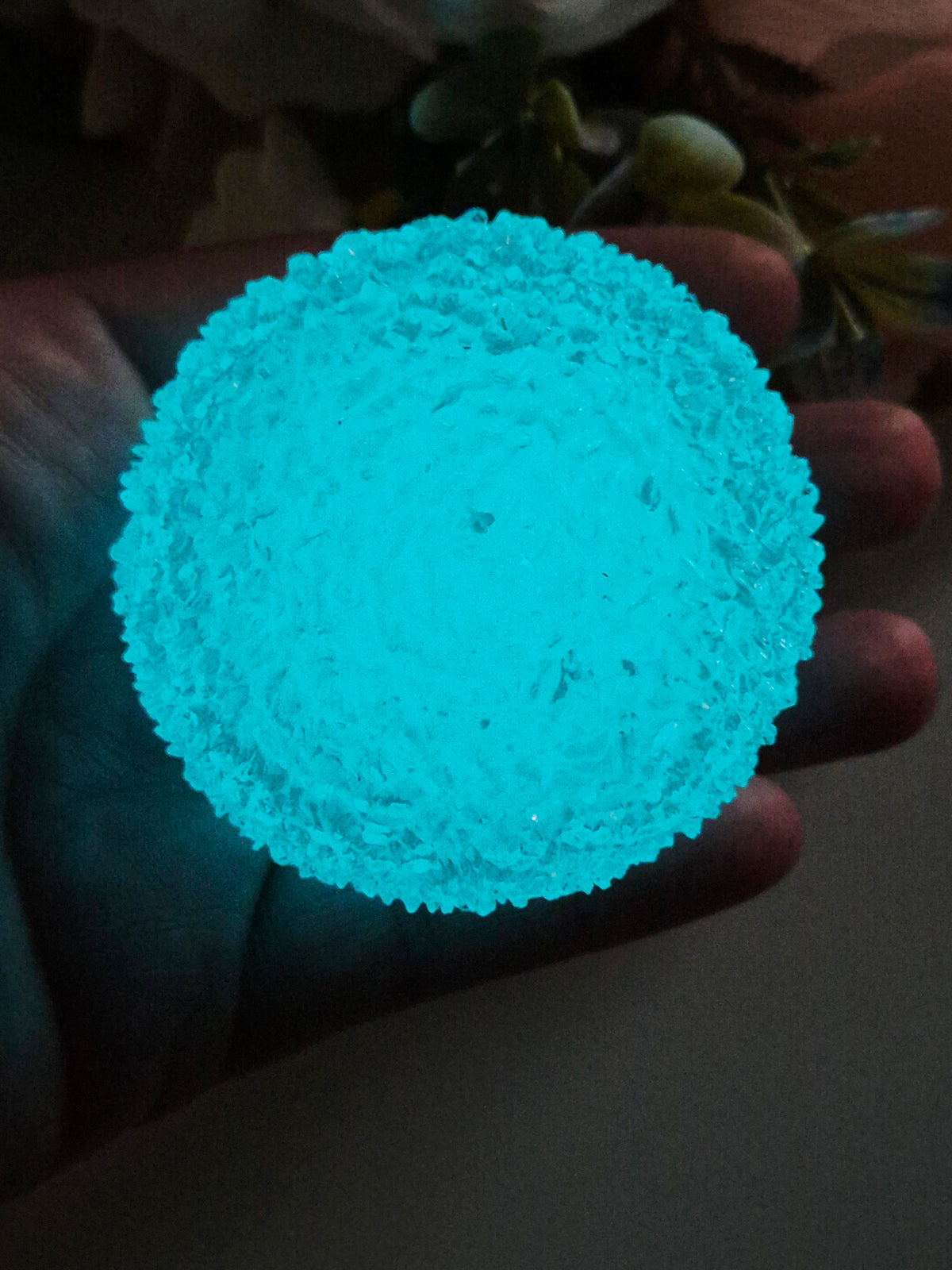 Stressball strukturiert Jelly-Nachtleuchtend