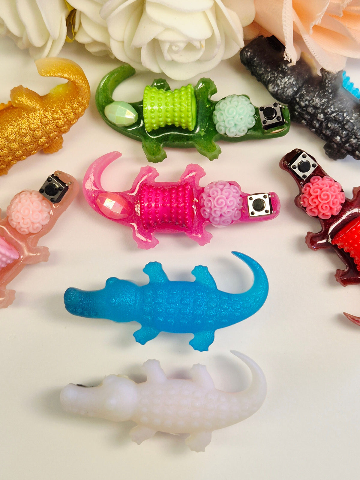 Mini Fidget Kroko