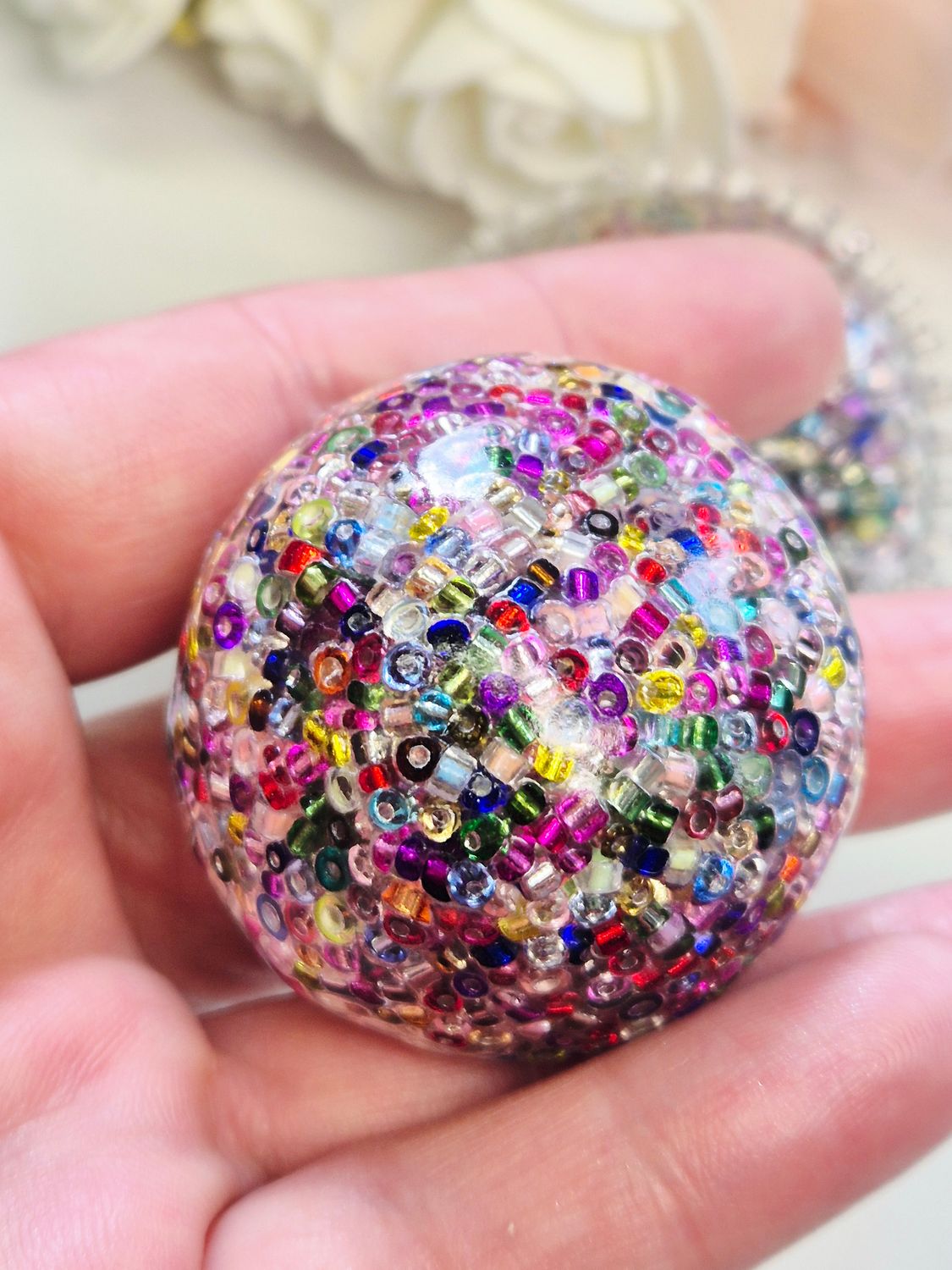Stressball klein Miniperlen