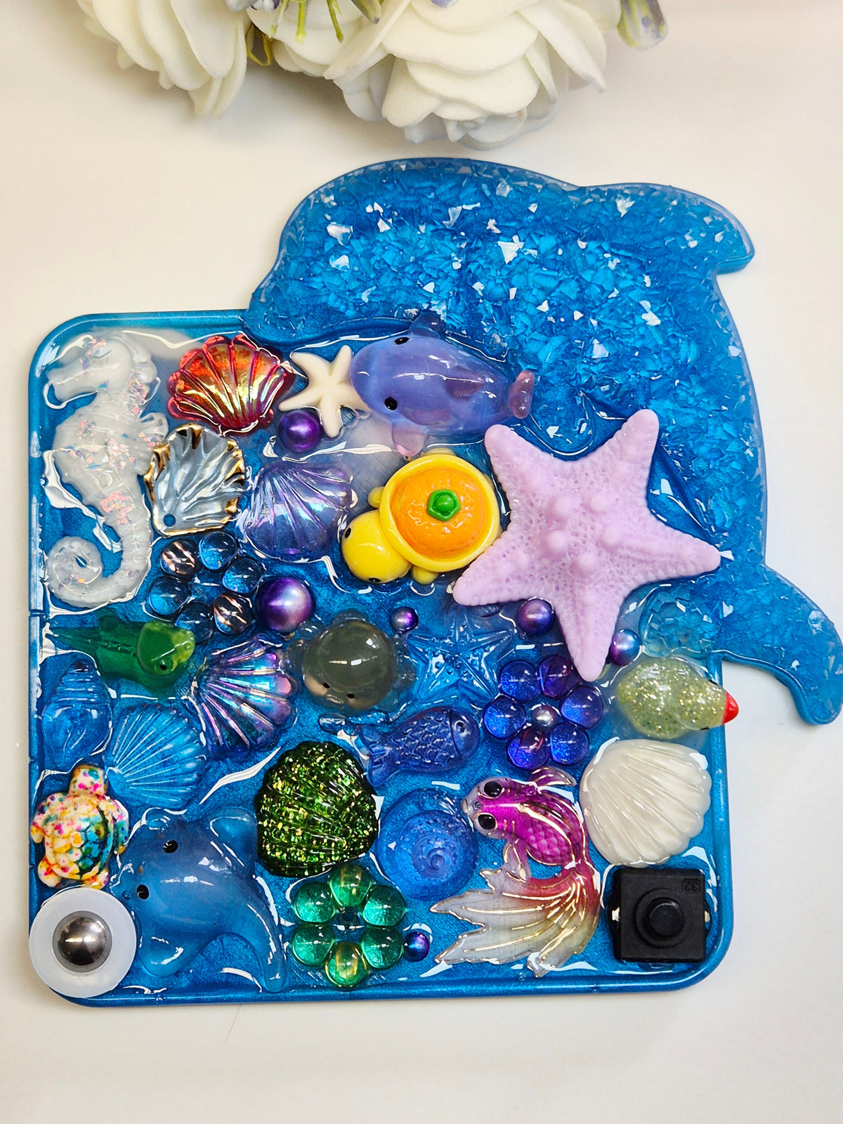 Stim Fidget Pad Kristalldelfin