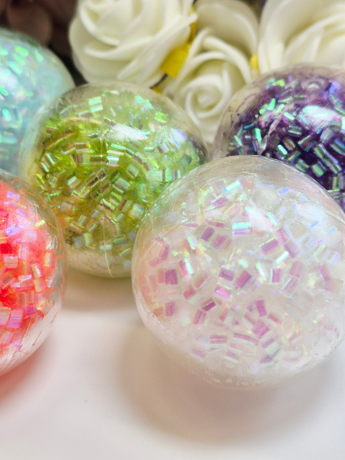 Stressball klein mit Bingsu Perlen