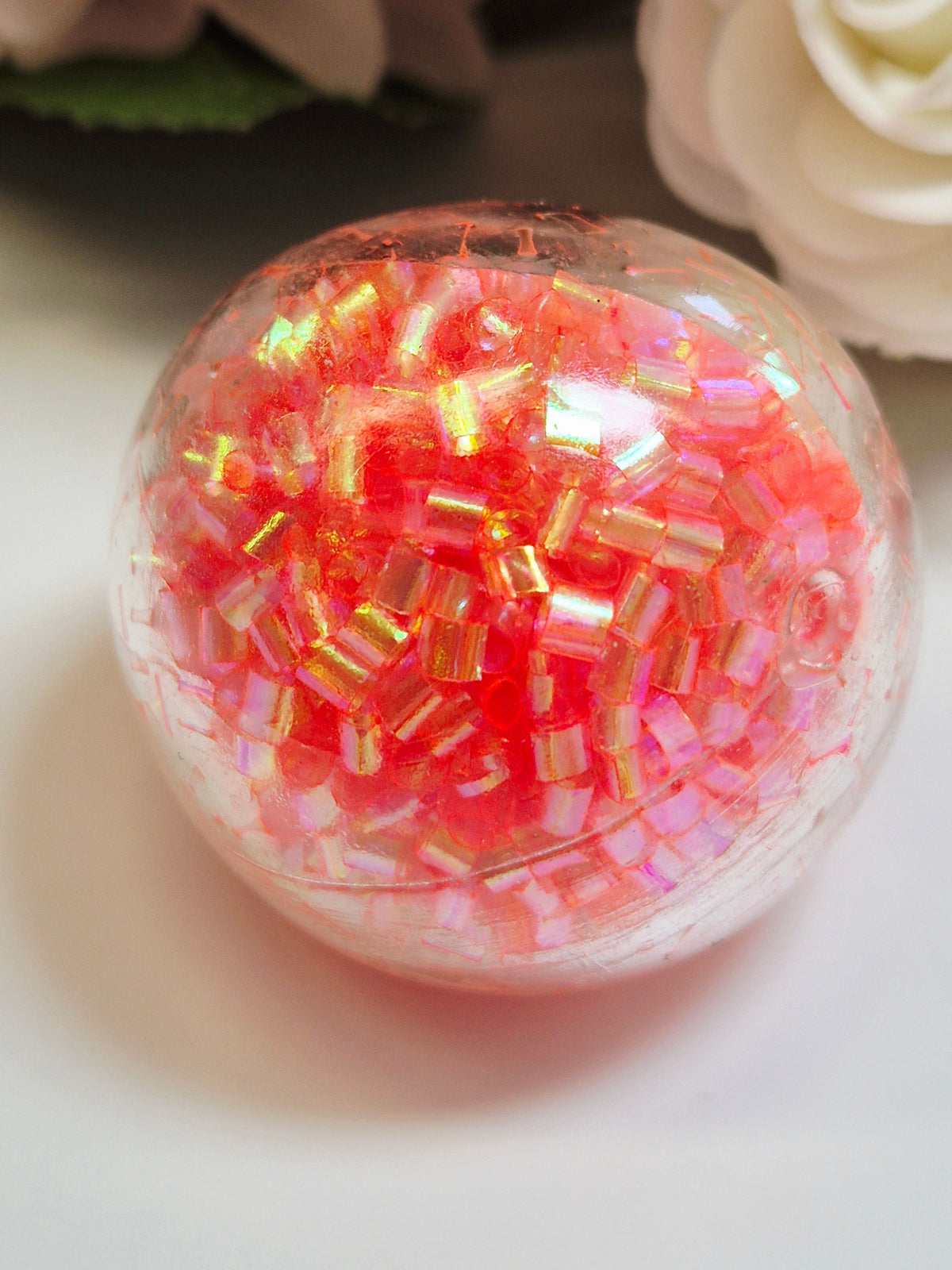 Stressball klein mit Bingsu Perlen