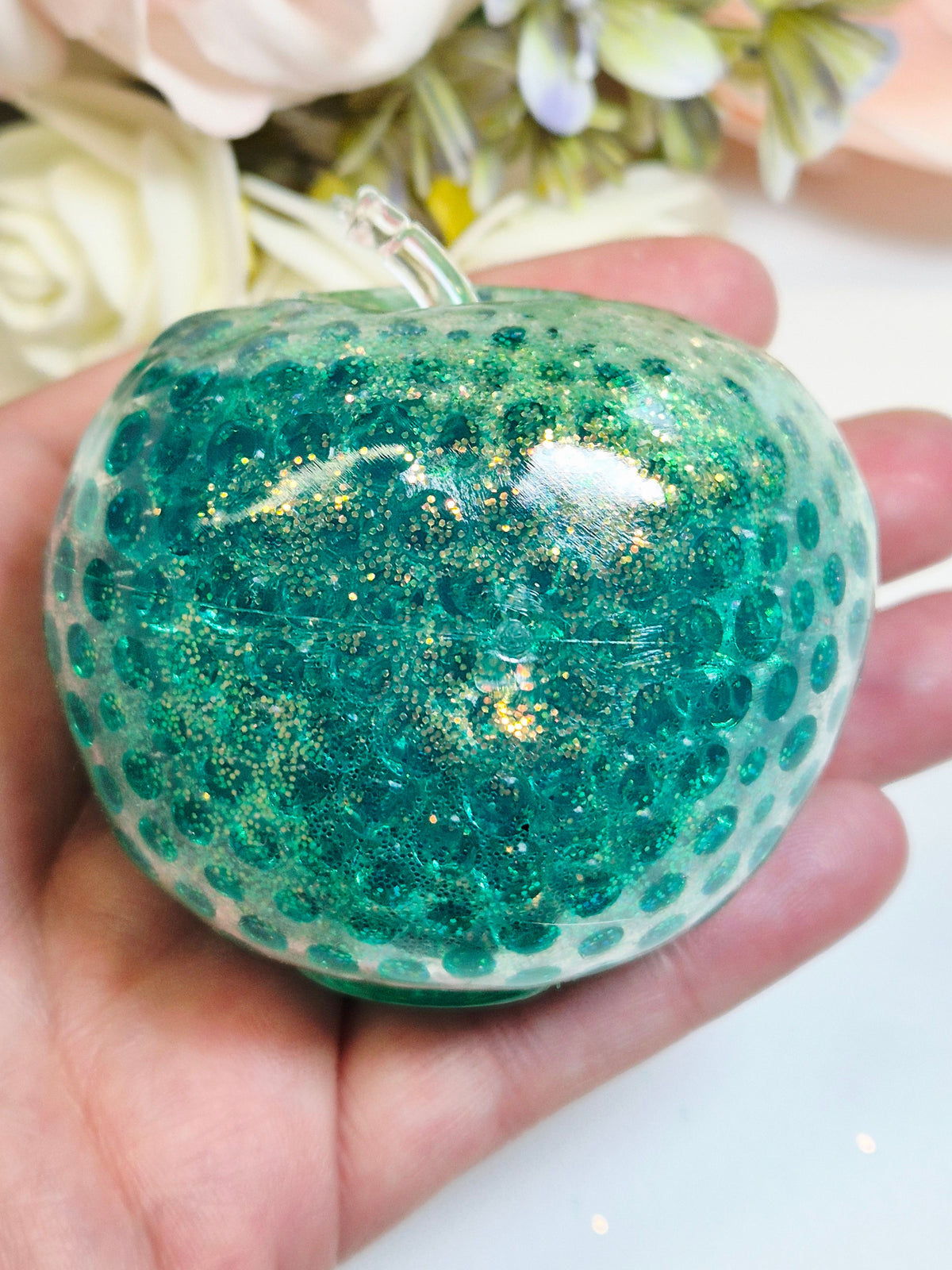 Stressball Apfel Wasserperlen