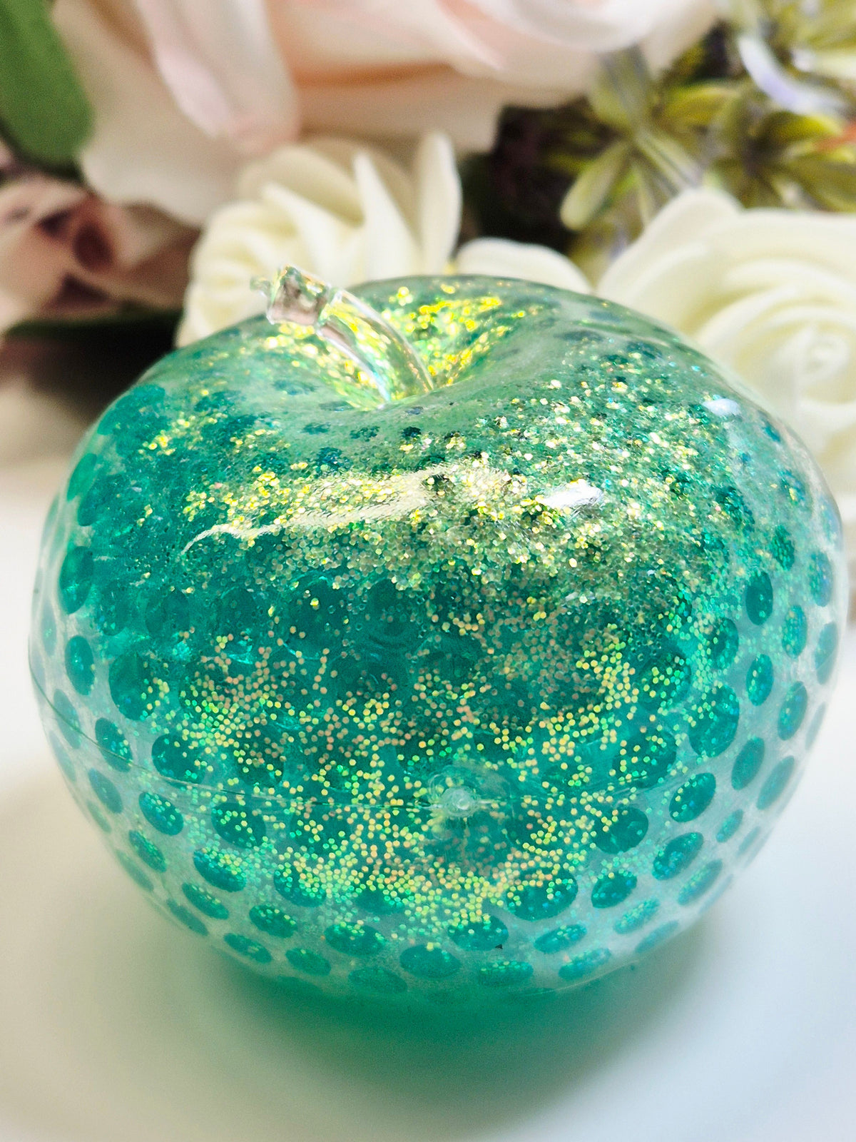 Stressball Apfel Wasserperlen