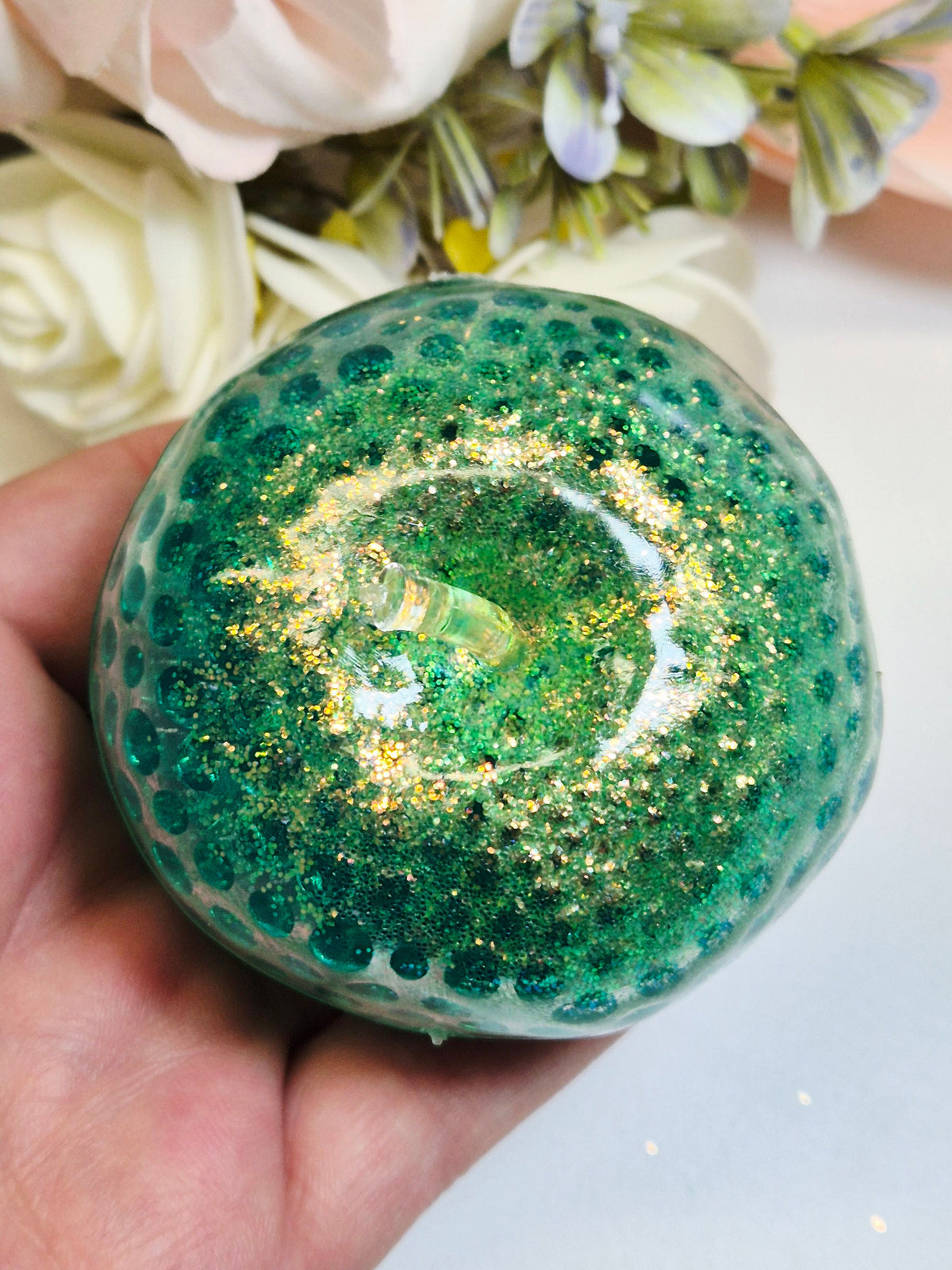 Stressball Apfel Wasserperlen