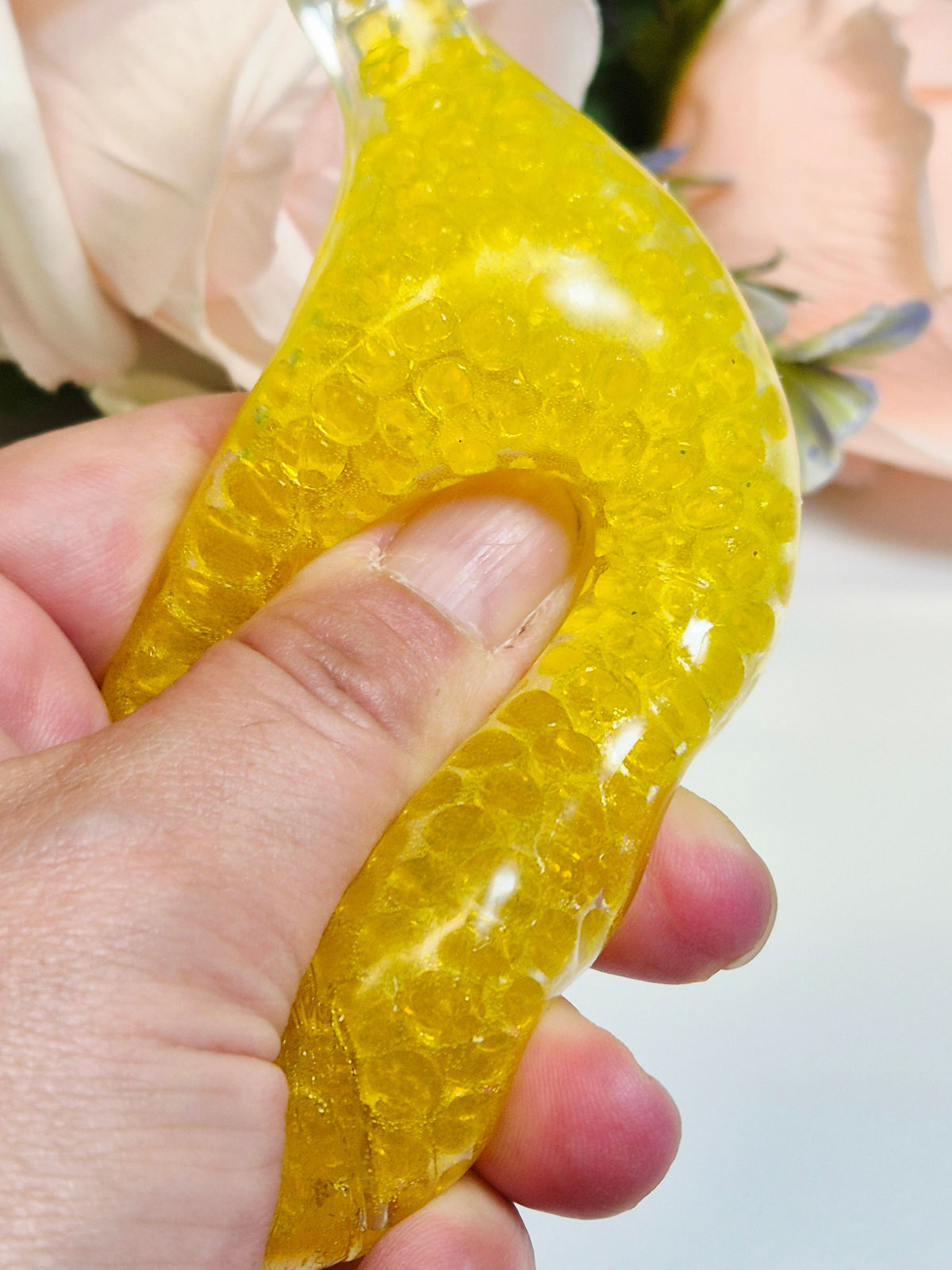 Stressball Banane Wasserperlen