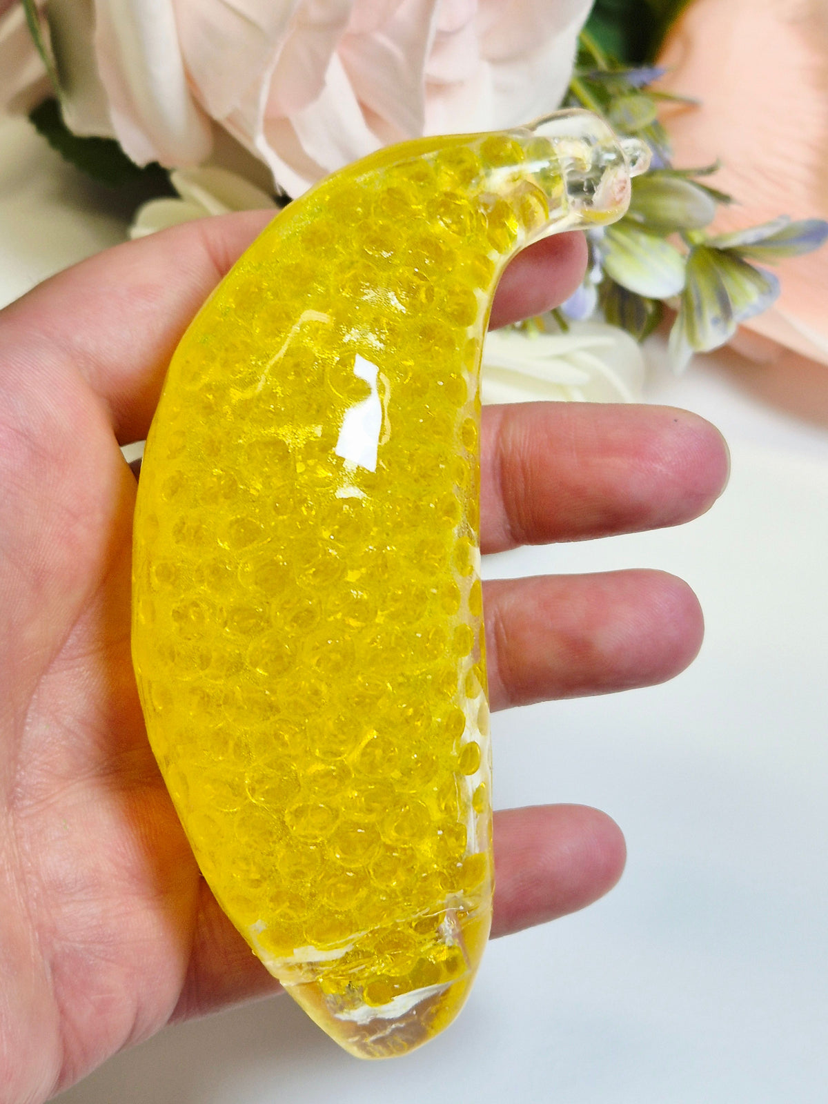Stressball Banane Wasserperlen