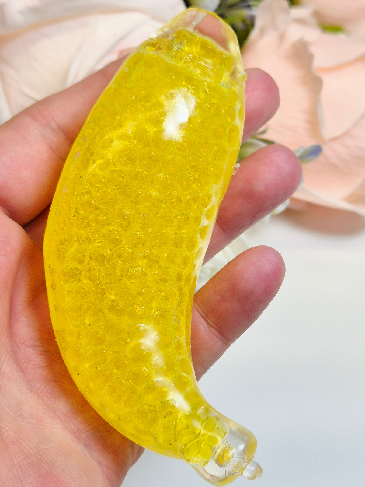 Stressball Banane Wasserperlen