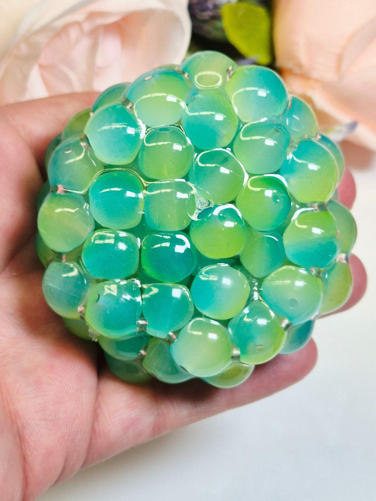 Stressball Glasperlen