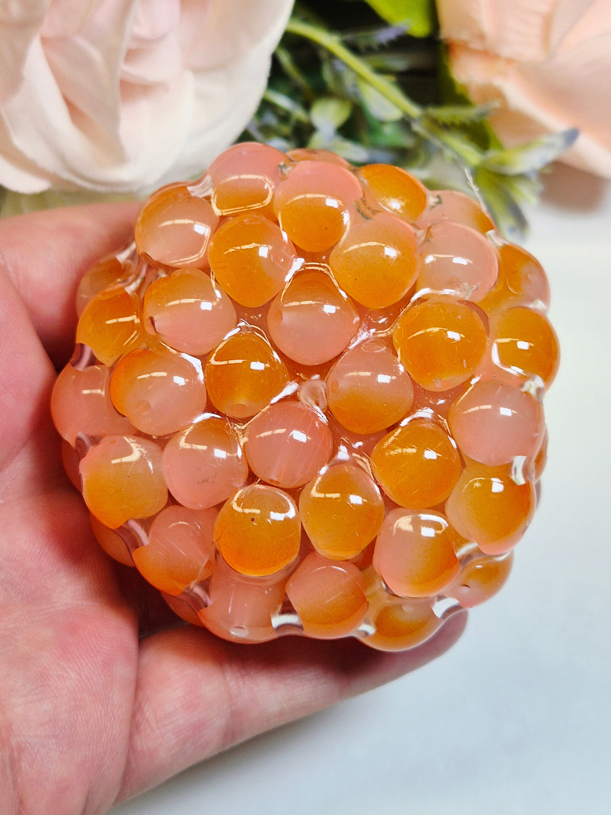 Stressball Glasperlen
