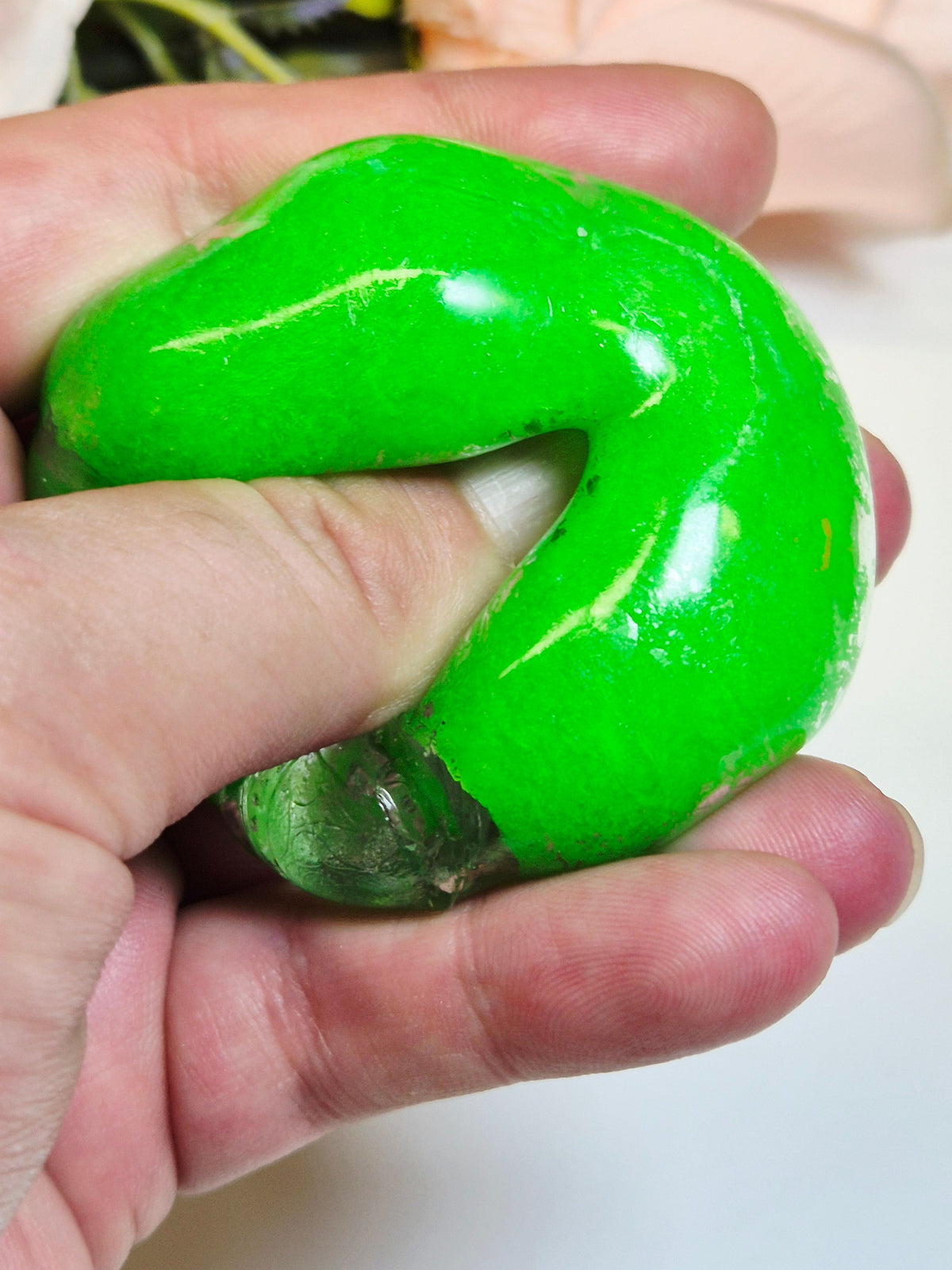 Stressball klein Kokosöl Neon