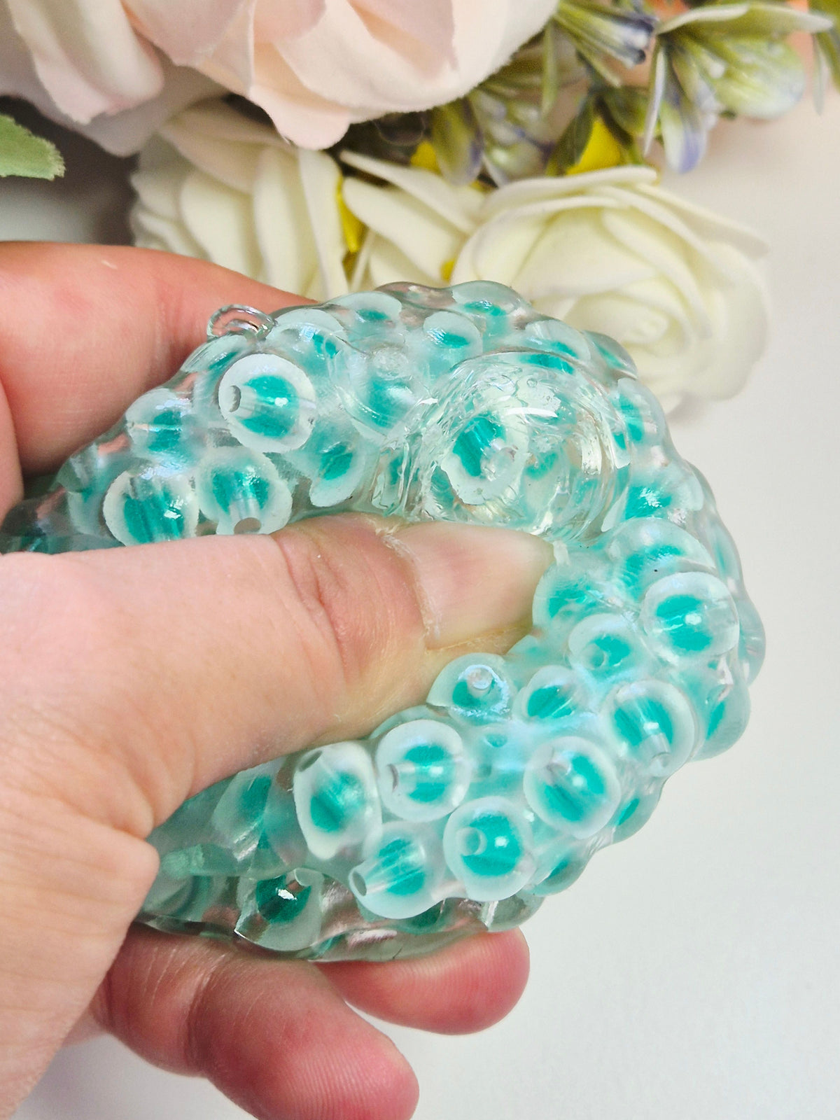 Stressball frozen beads