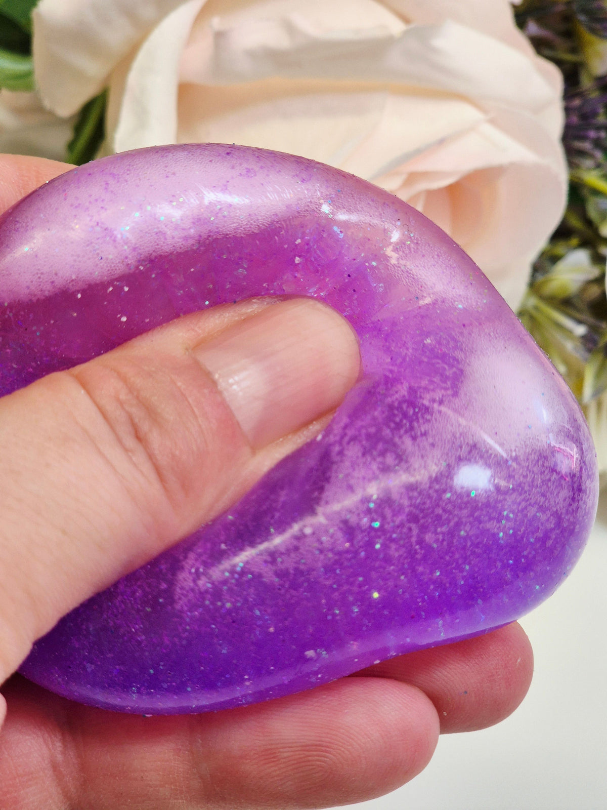 Stressball Dumpling Glitzerwasser