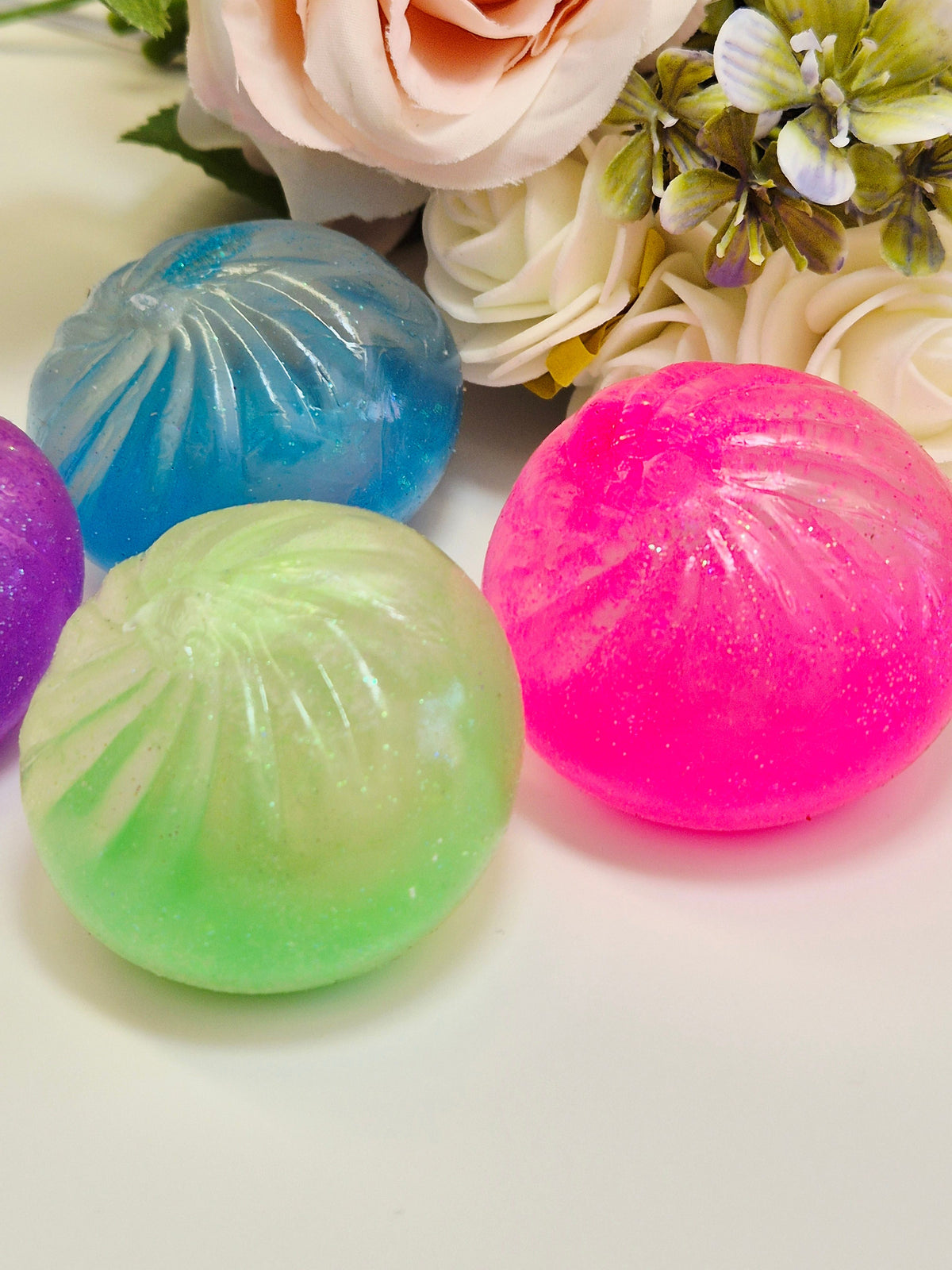 Stressball Dumpling Glitzerwasser