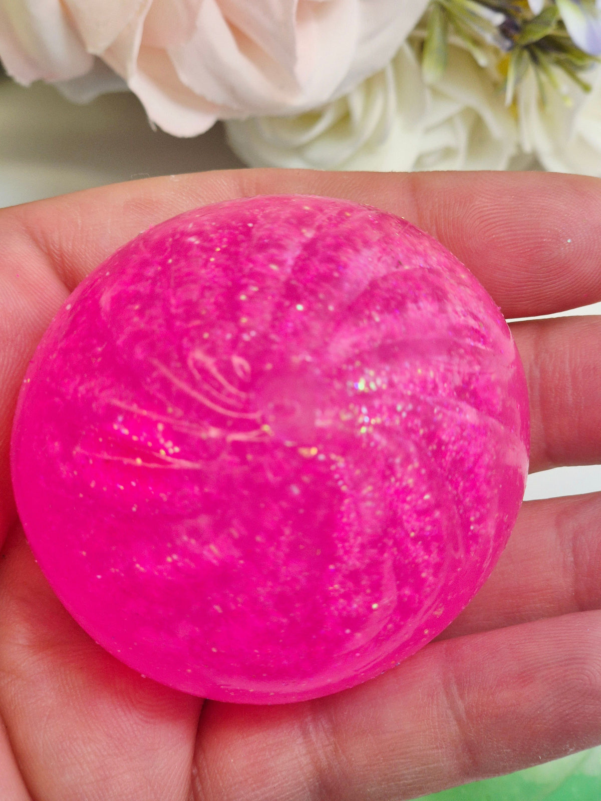 Stressball Dumpling Glitzerwasser