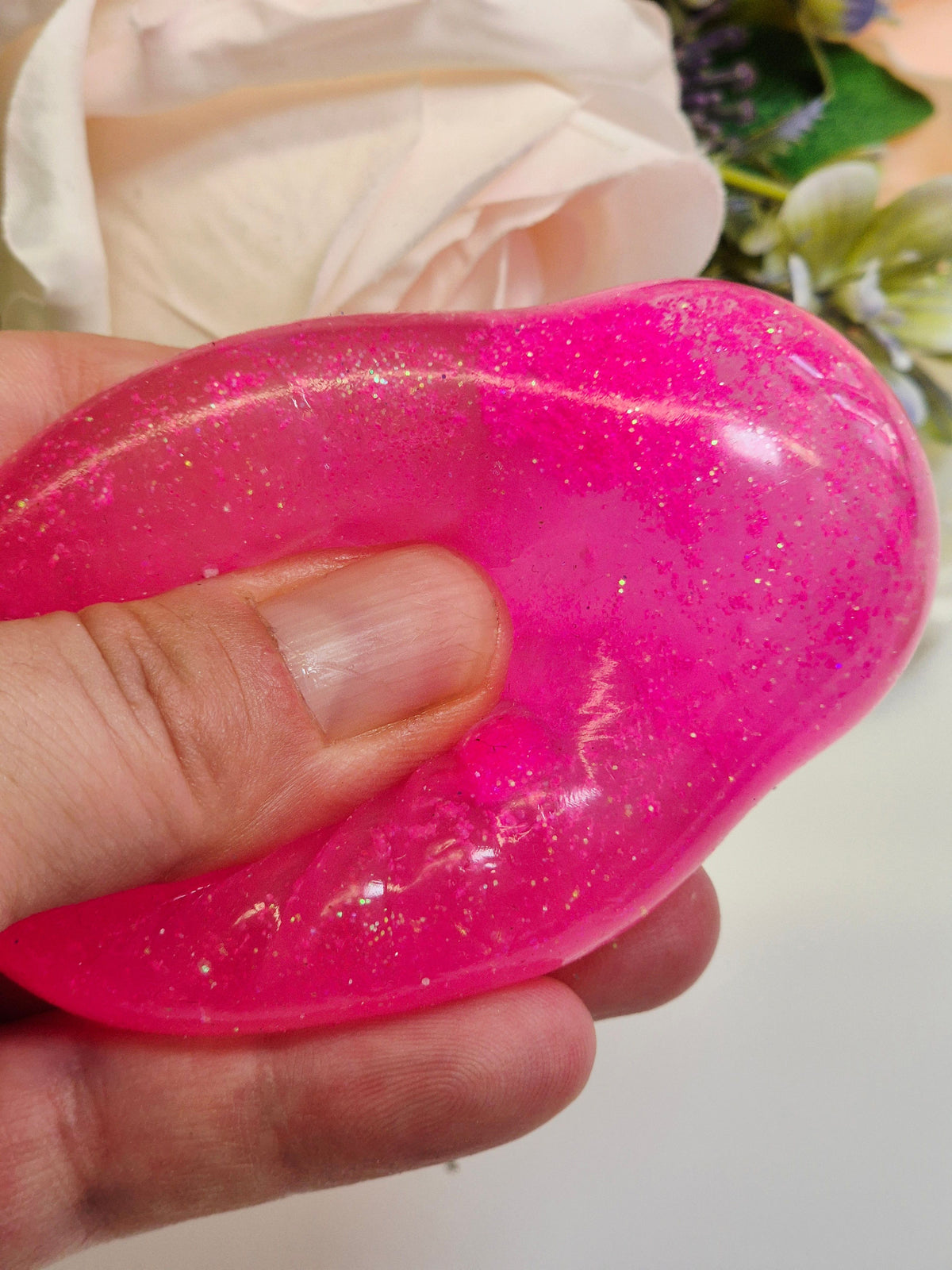 Stressball Dumpling Glitzerwasser