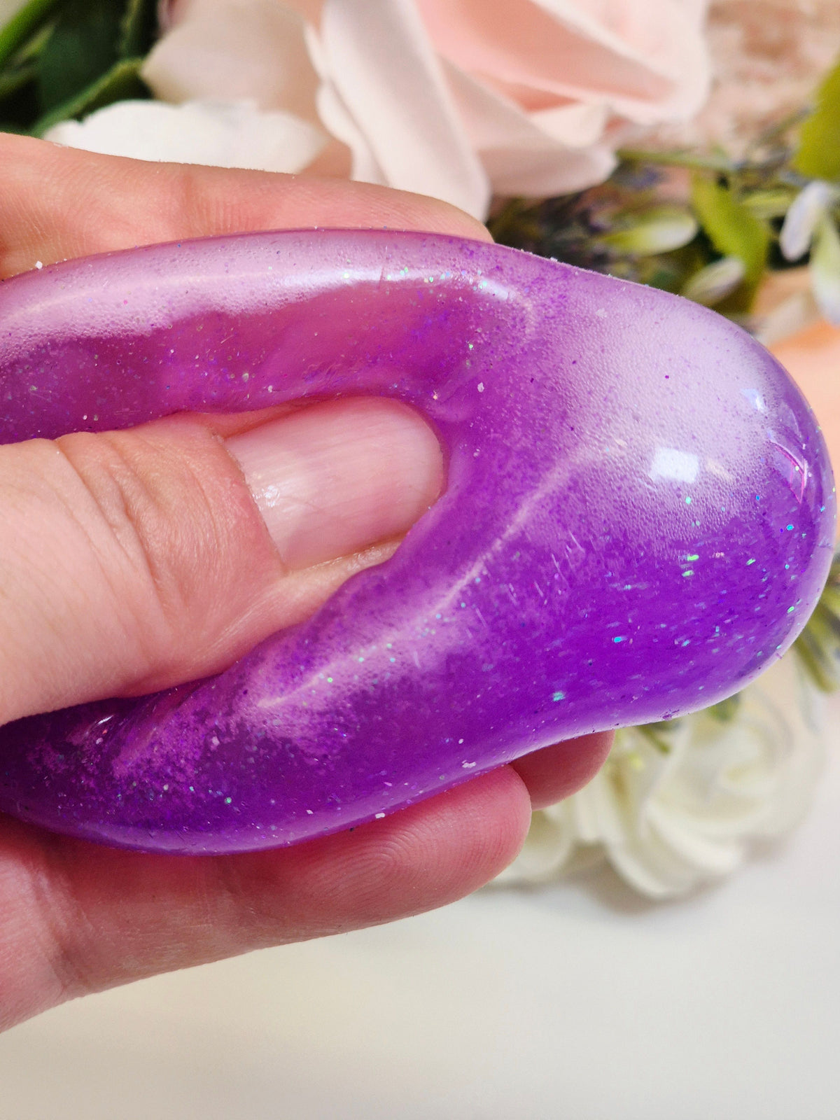 Stressball Dumpling Glitzerwasser