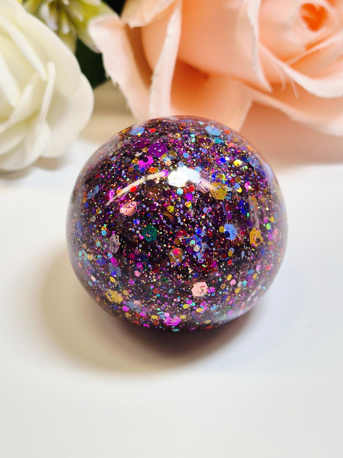 Stressball Jelly-Glitter Farbfestival