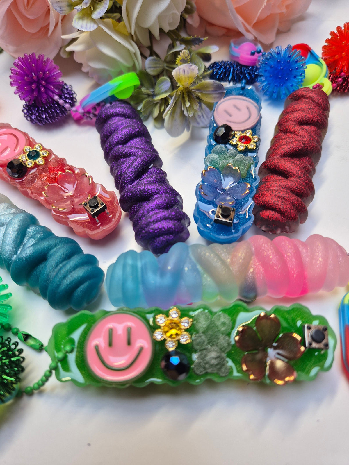 Stim Fidget länglich strukturiert