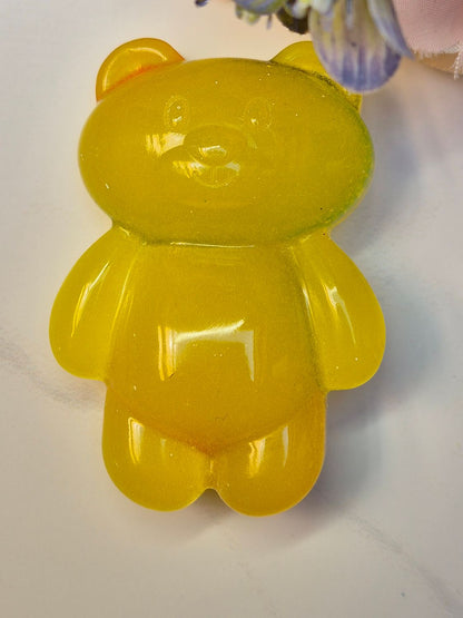 Stim Fidget Bär glatt mit Gesicht