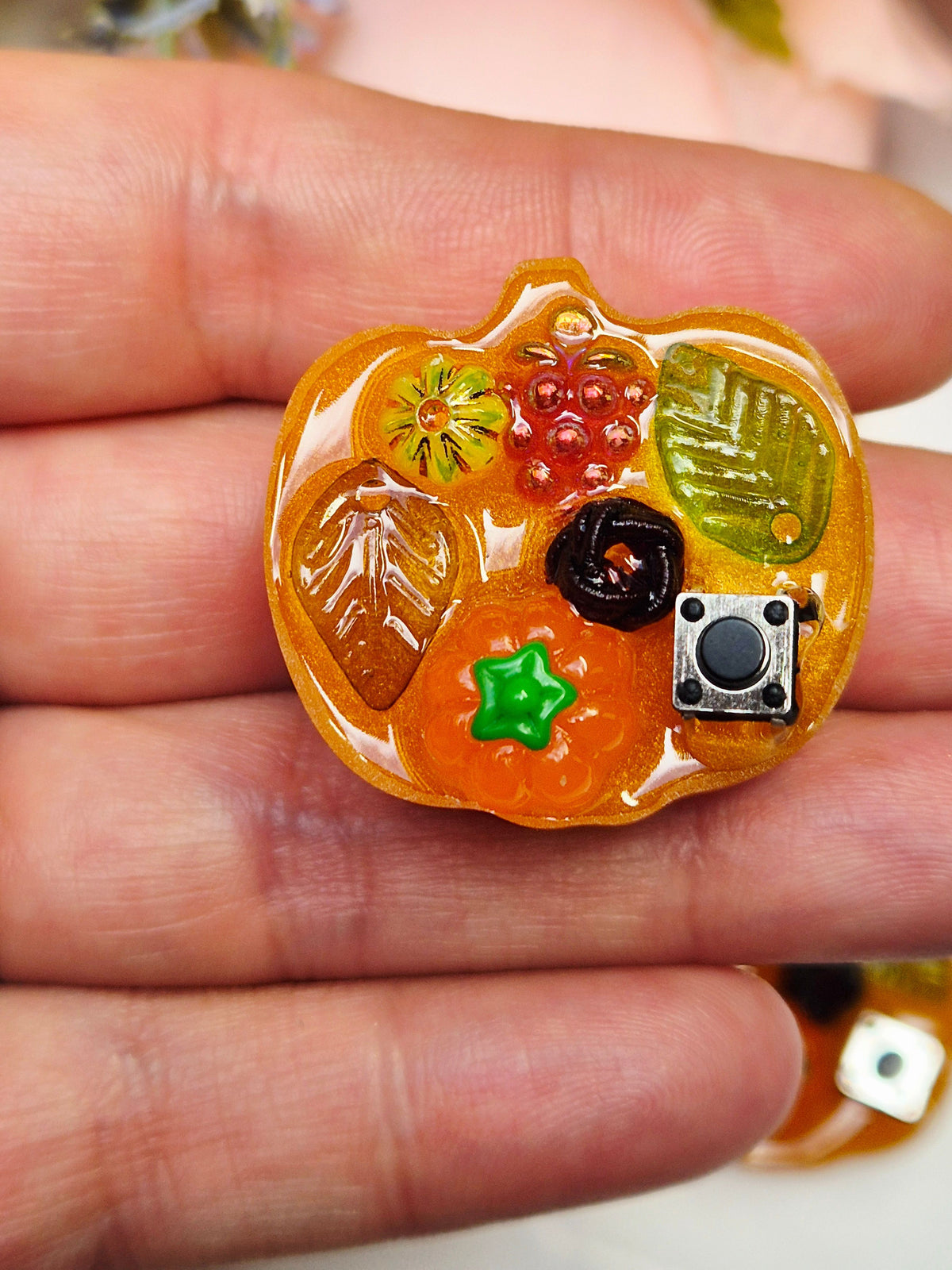 Mini Stim Fidget Kürbis Herbst