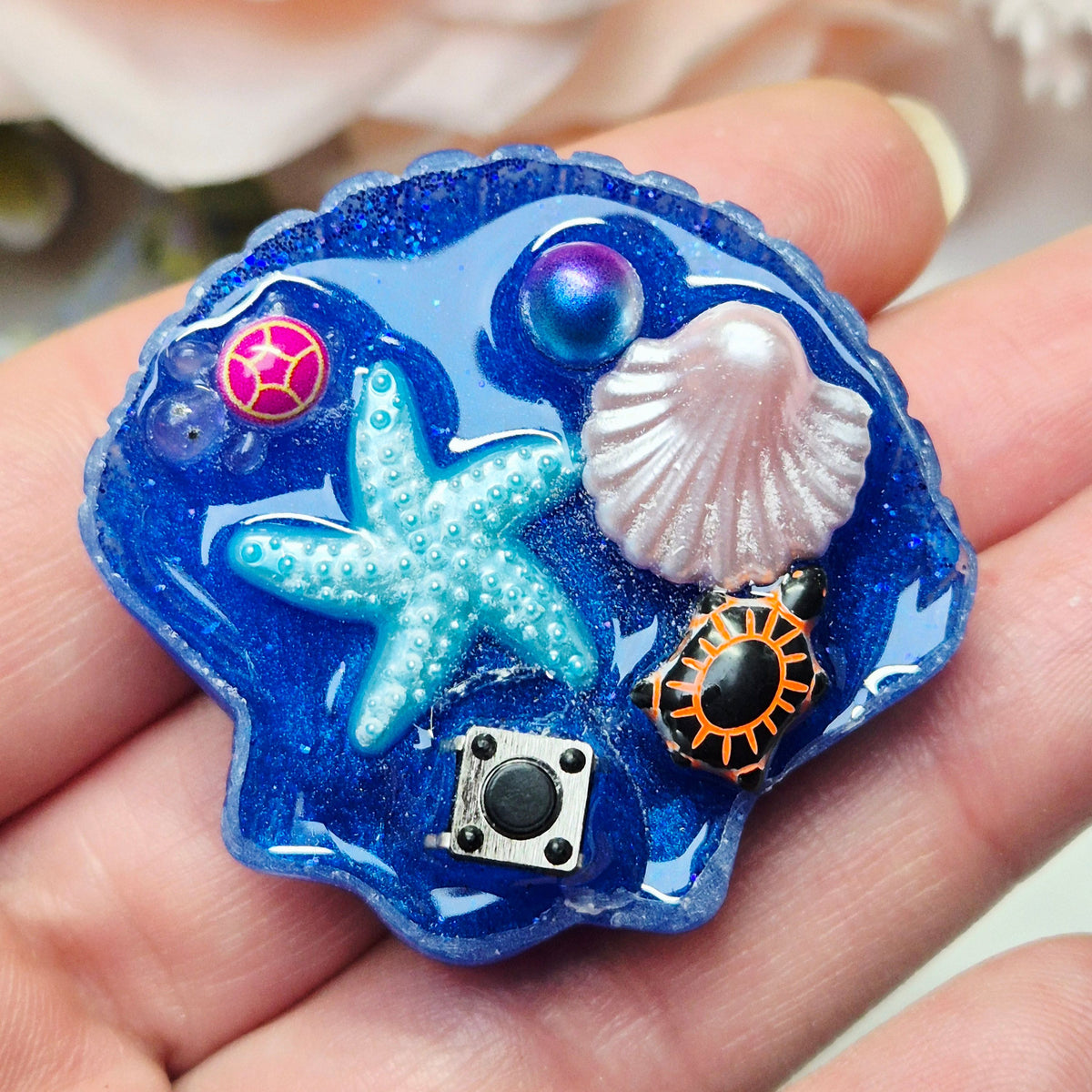 Mini Stim Fidget Muschel