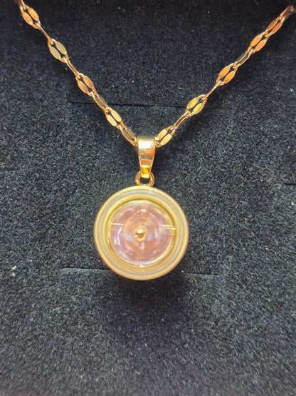 Halskette Rosa Zirkoniablume