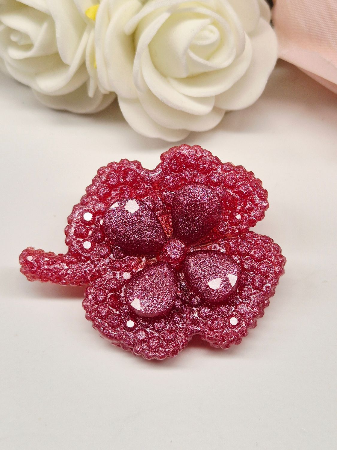 Stim Fidget Kristallkleeblatt