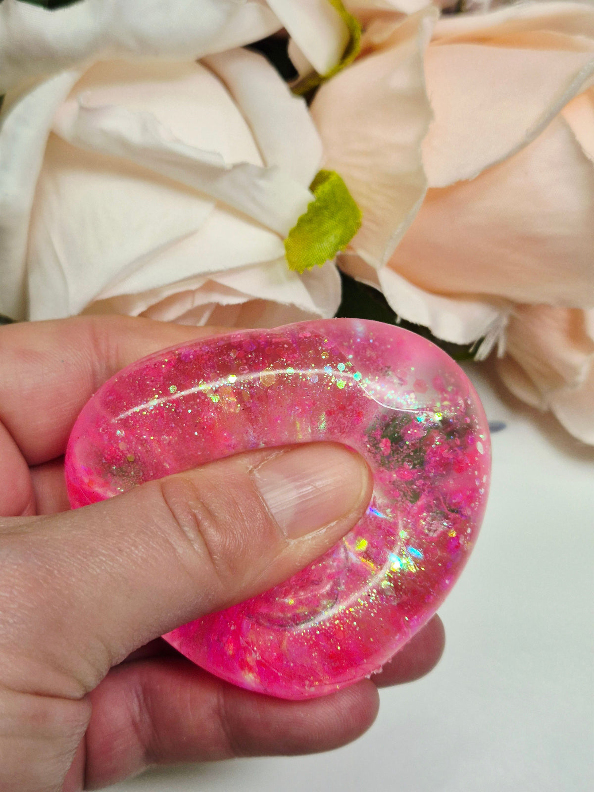 Herz Stressbälle Sugarglitter