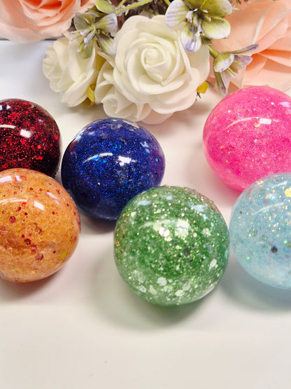 Stressball klein Jelly-Glitter