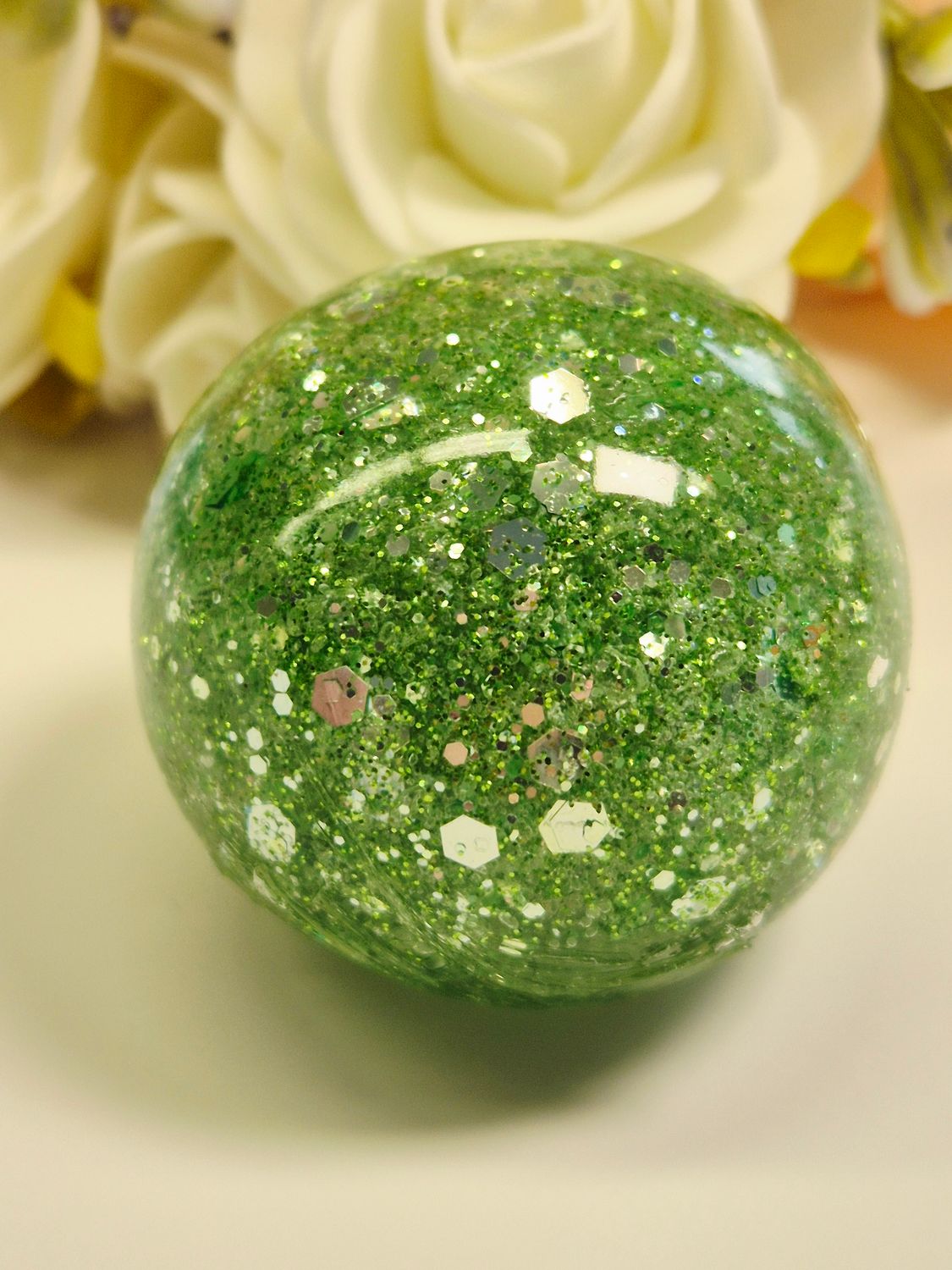 Stressball klein Jelly-Glitter