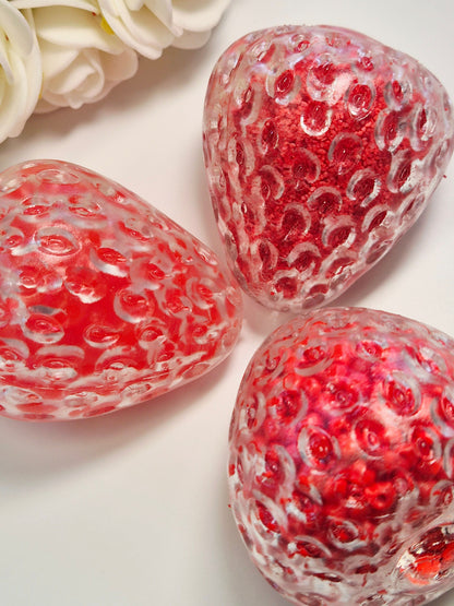 Stressball Erdbeere - verschiedene Füllungen