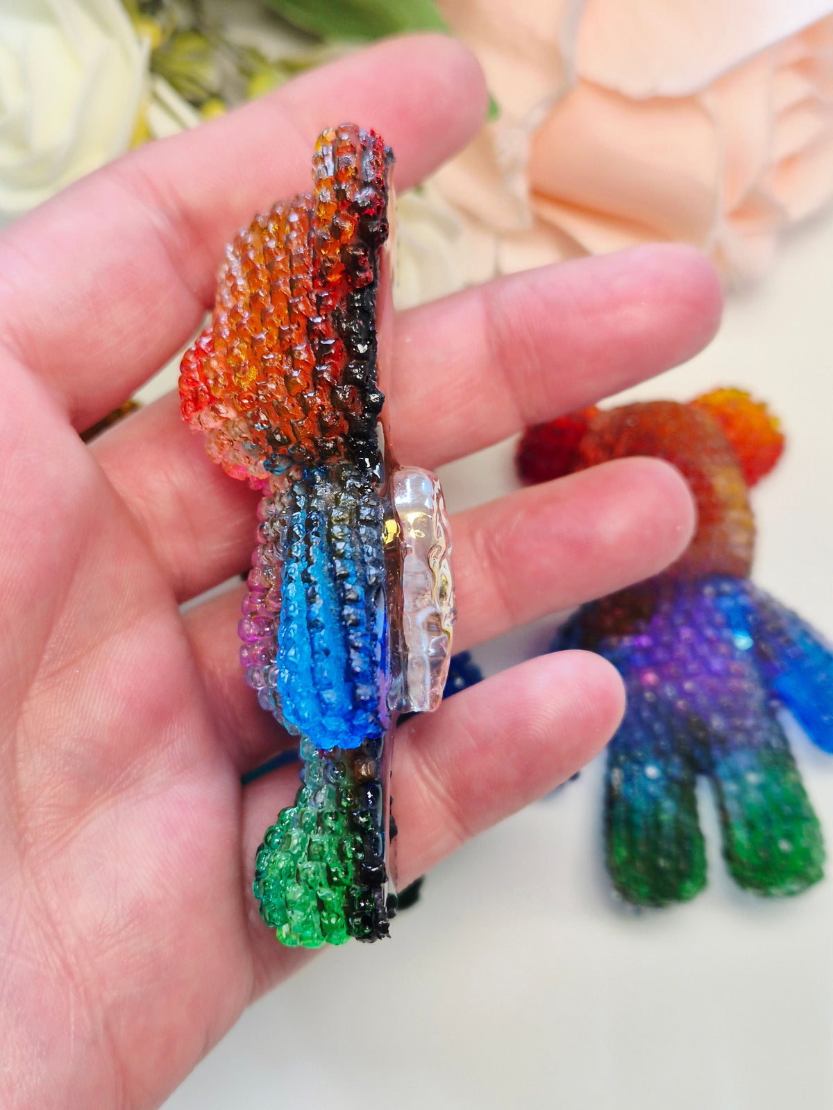 Stim Fidget raues Bärchen Farbmix