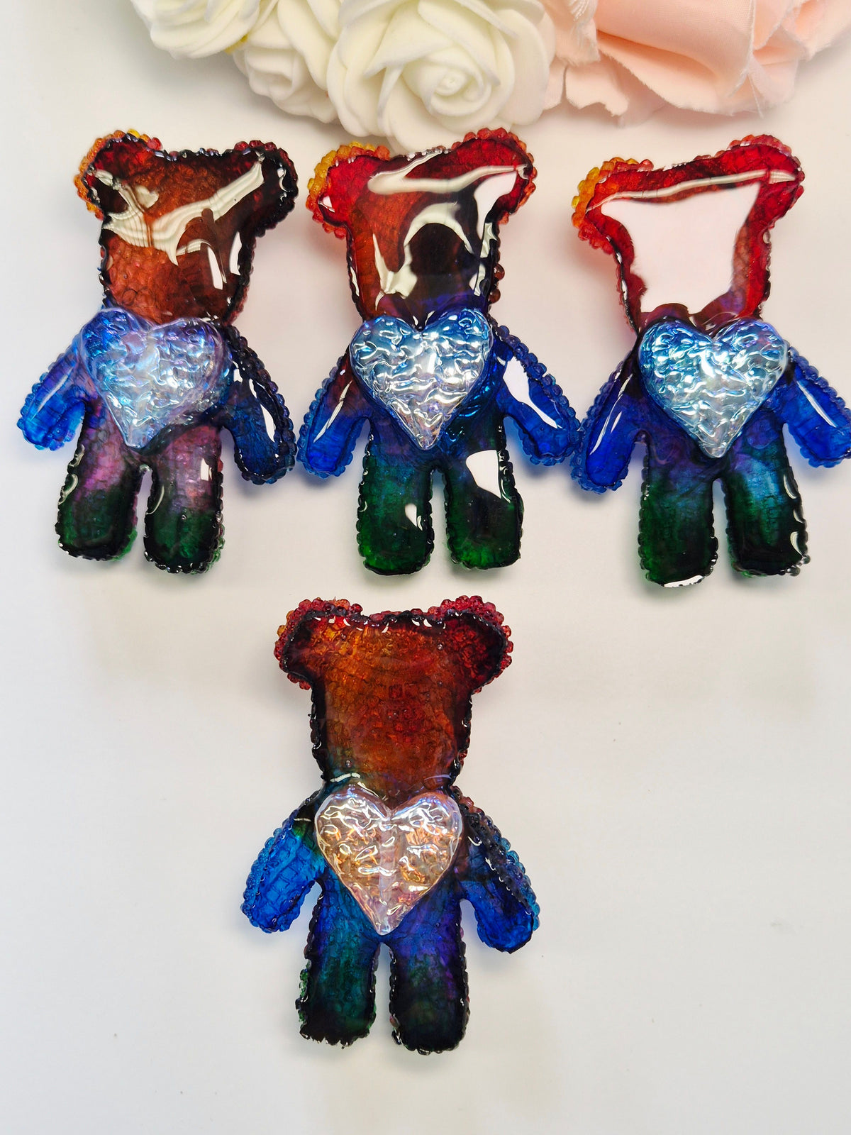 Stim Fidget raues Bärchen Farbmix