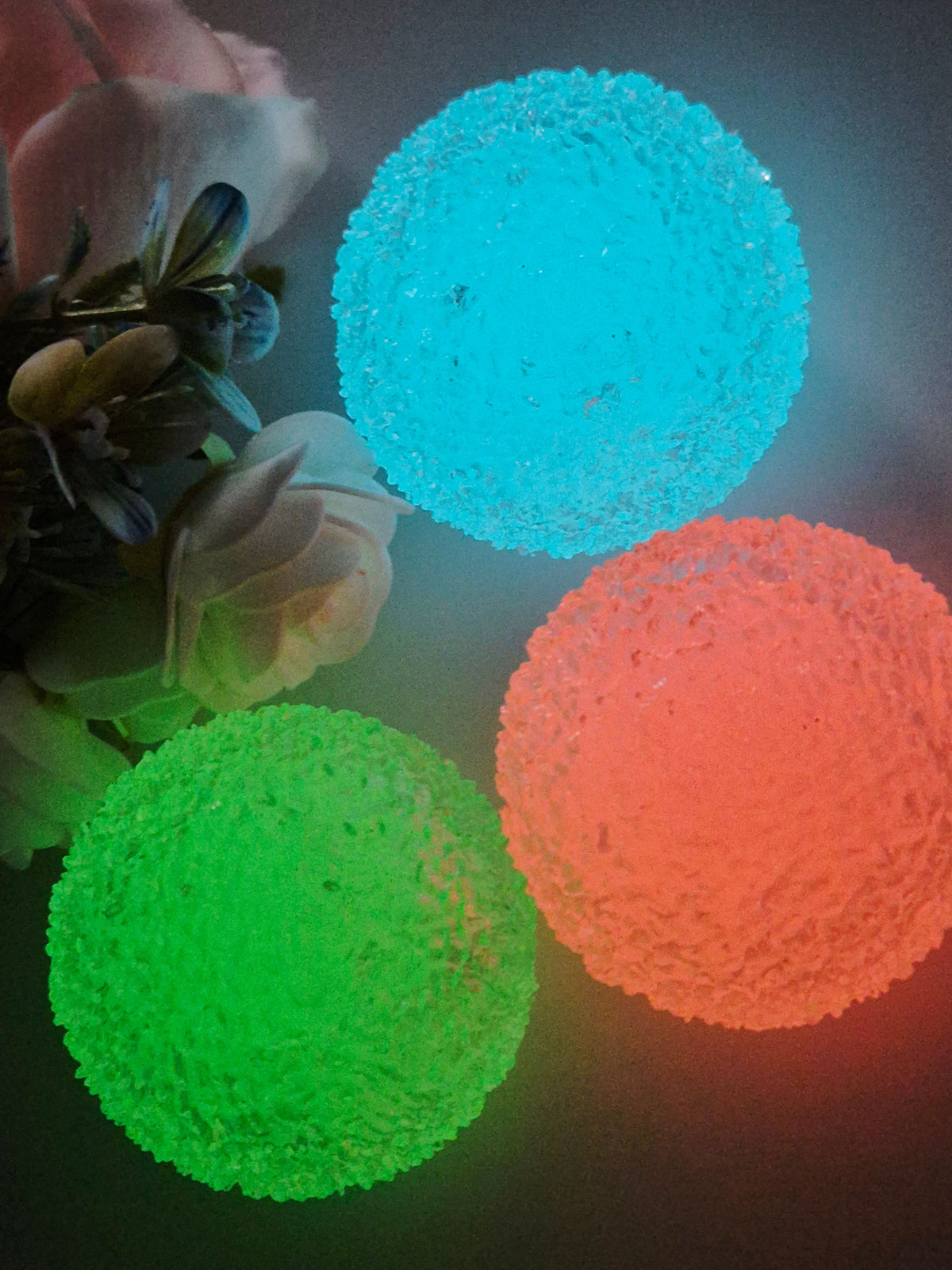 Stressball strukturiert Jelly-Nachtleuchtend