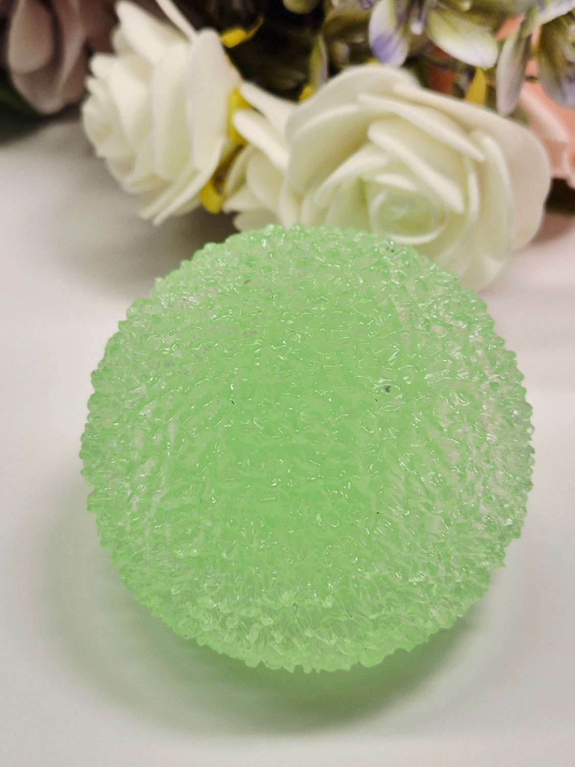 Stressball strukturiert Jelly-Nachtleuchtend