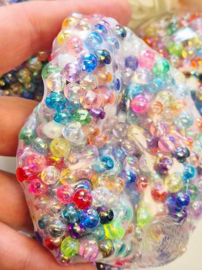 Stressball bunte Perlen Perlmuttschimmer