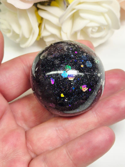 Stressball klein Jelly-Glitter
