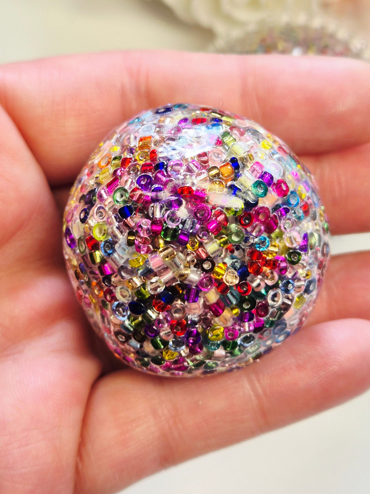 Stressball klein Miniperlen