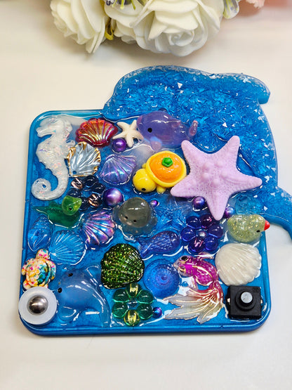 Stim Fidget Pad Kristalldelfin