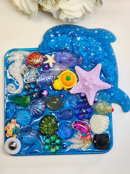 Stim Fidget Pad Kristalldelfin